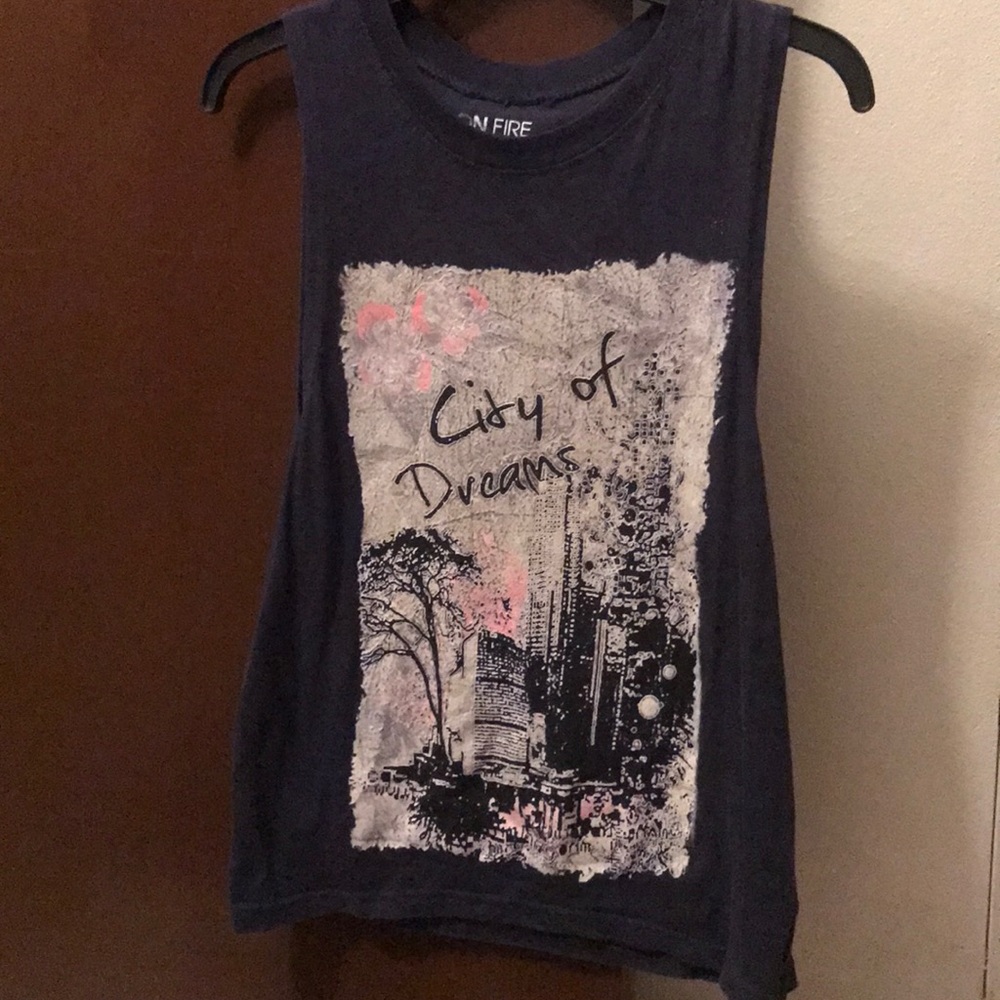 Blue short sleeve shirt